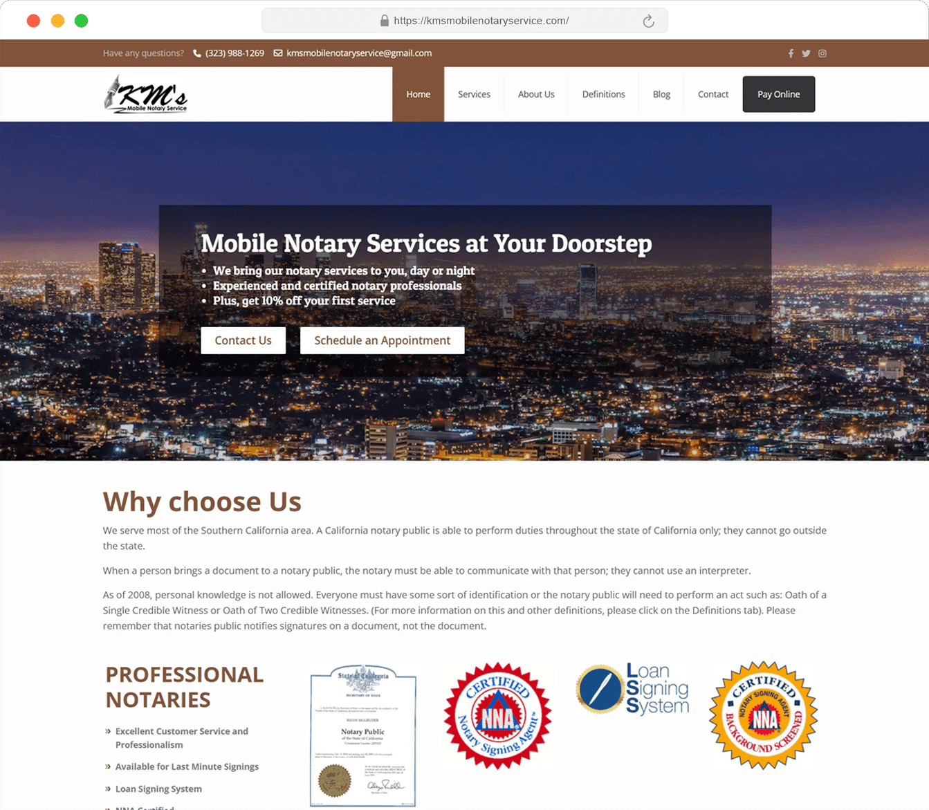 KMS Mobile Notary Service
